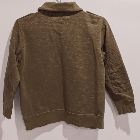 POLO Ralph Lauren boys army green sweatshirt sz 8 - Picture 3 of 7